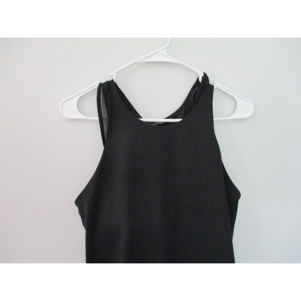 Athleta Black Built In Bra Compression Tank Medium